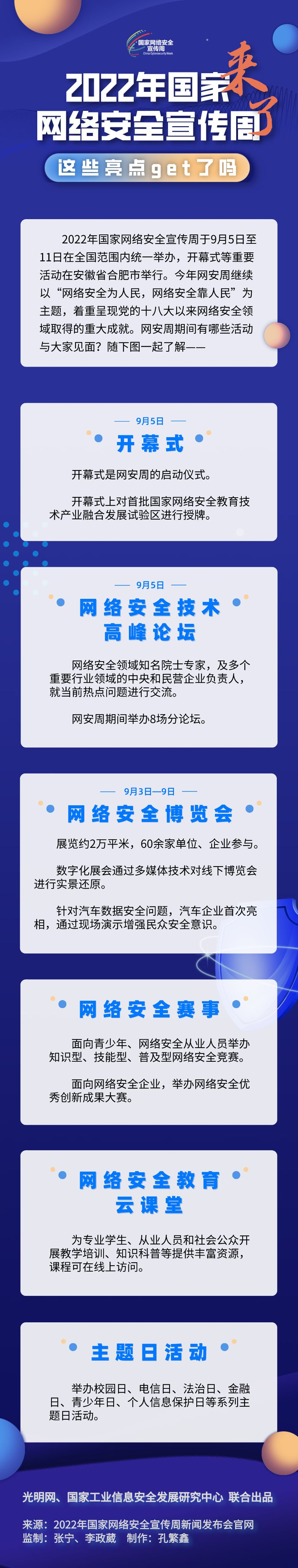 2022年國(guó)家網(wǎng)絡(luò)安全宣傳周來(lái)了，這些亮點(diǎn)你get了嗎
